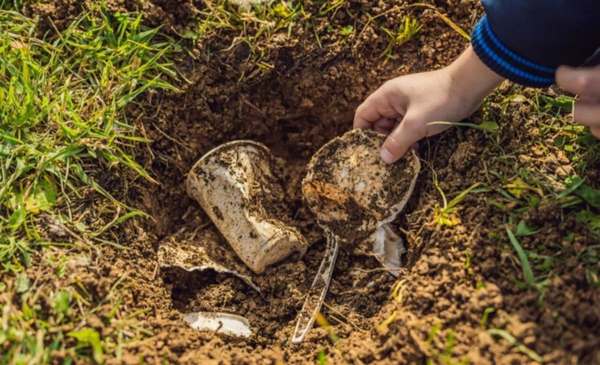 ABS plastic takes much longer than PLA plastic to biodegrade
