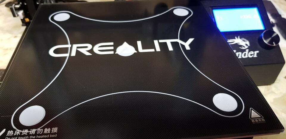 A bed leveling test is recommended before starting a big 3D print