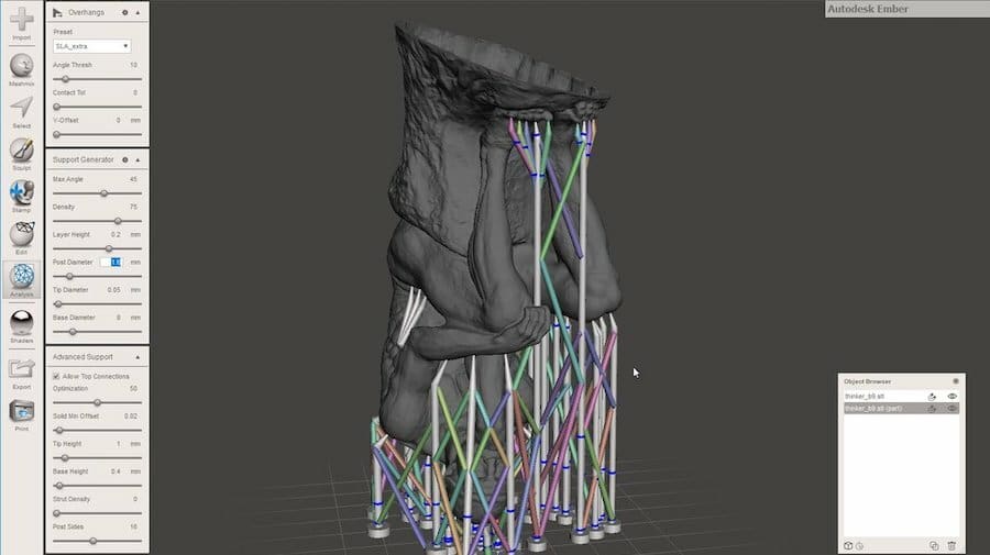 Meshmixer is a 3D sculpting program focused solely on modeling for 3D printing