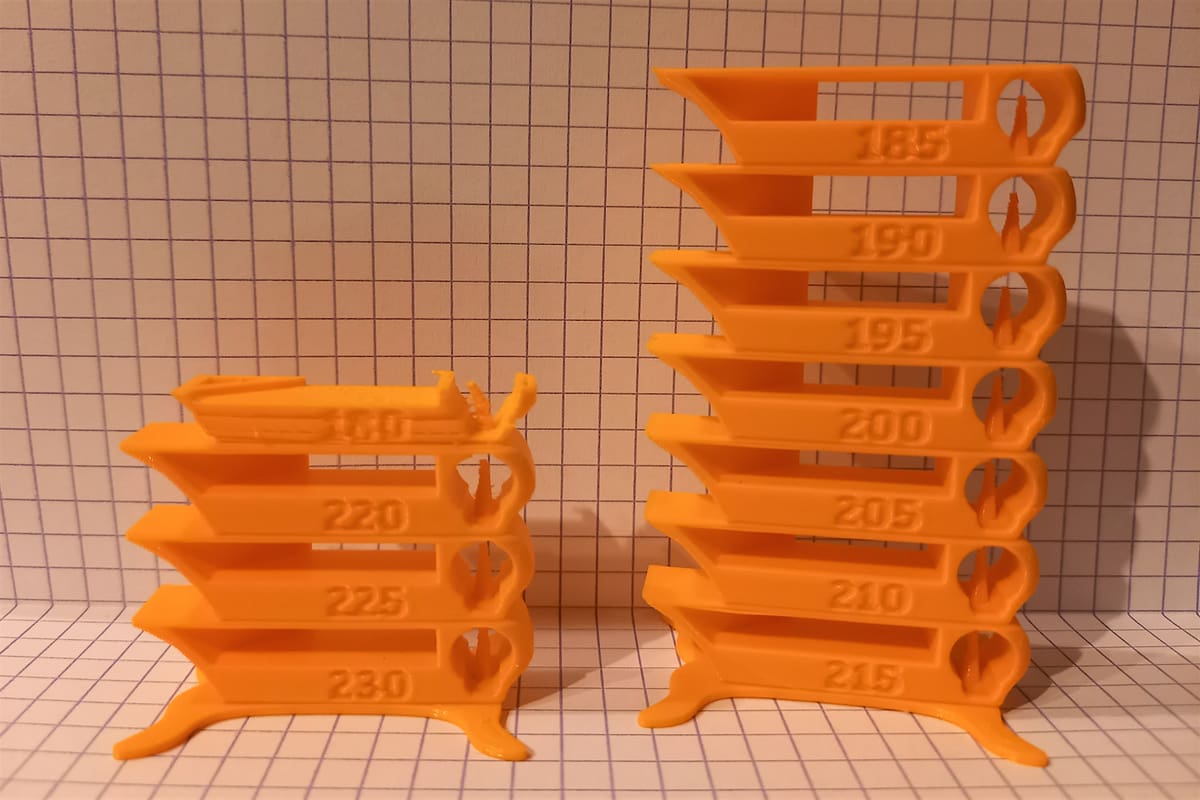 It's good to do a temperature test before starting to print with a new material