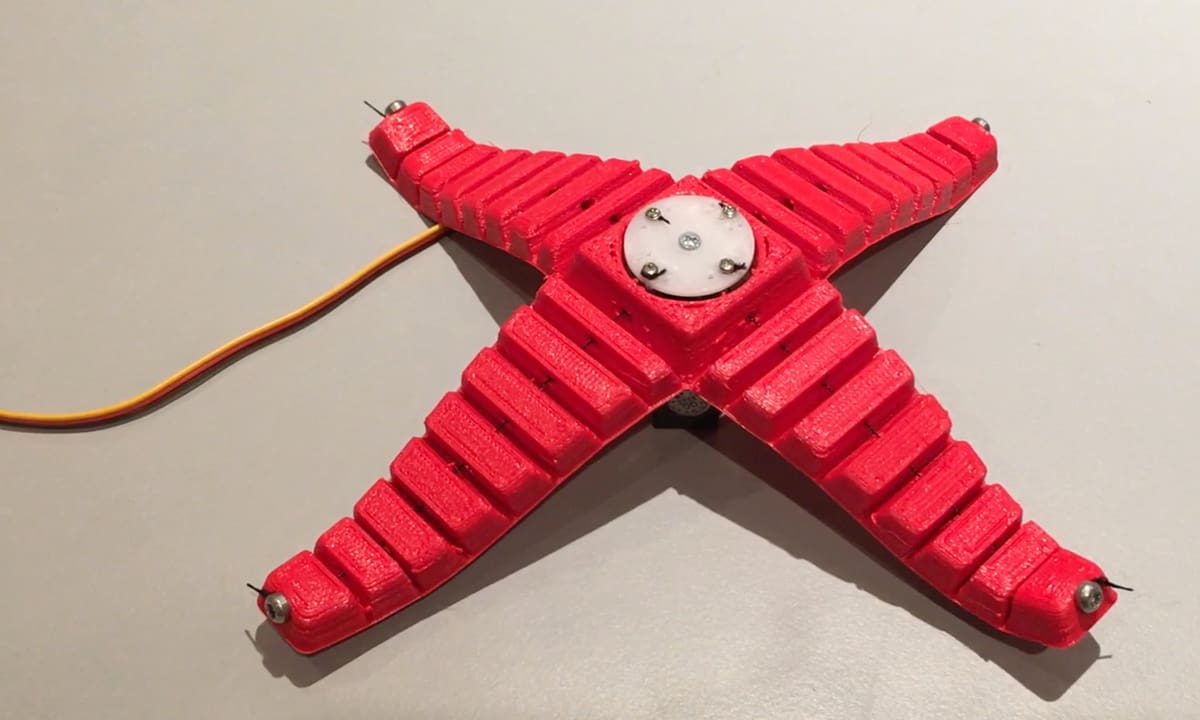 The gripper in a resting state