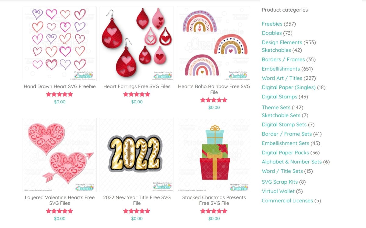Bild von: 13. Printable Cuttable Creatables