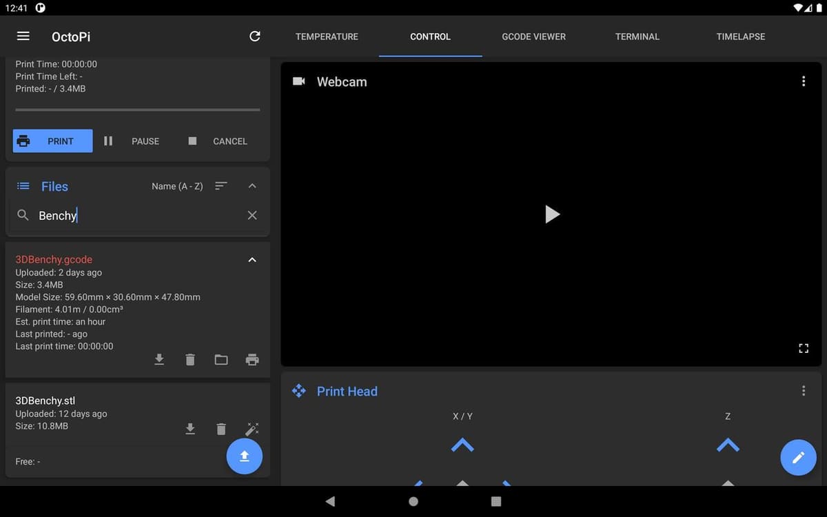 The inclusion of a live webcam feed enhances the functionality of the app