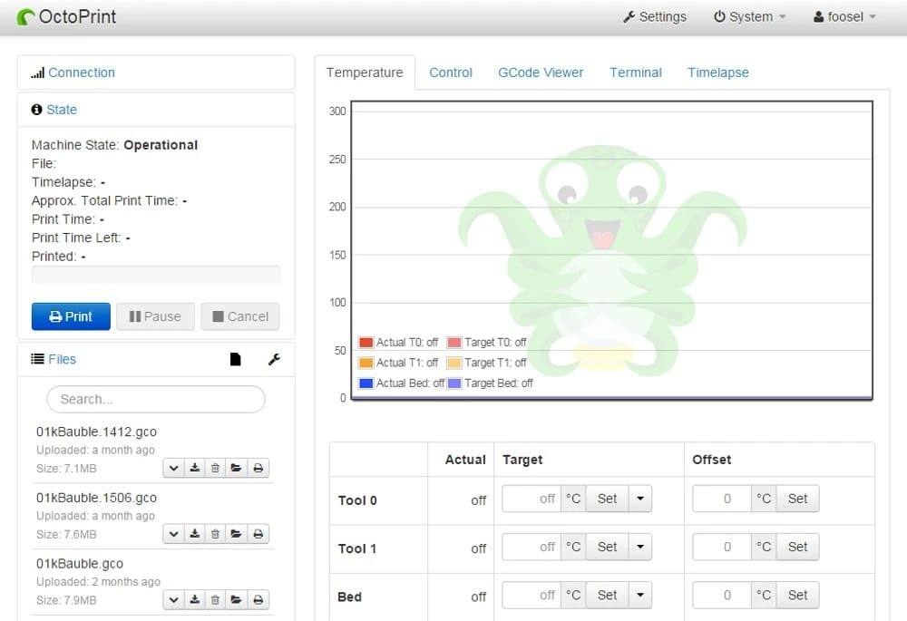 Even the OctoPrint's web-based UI doesn't have any ads or paywalls