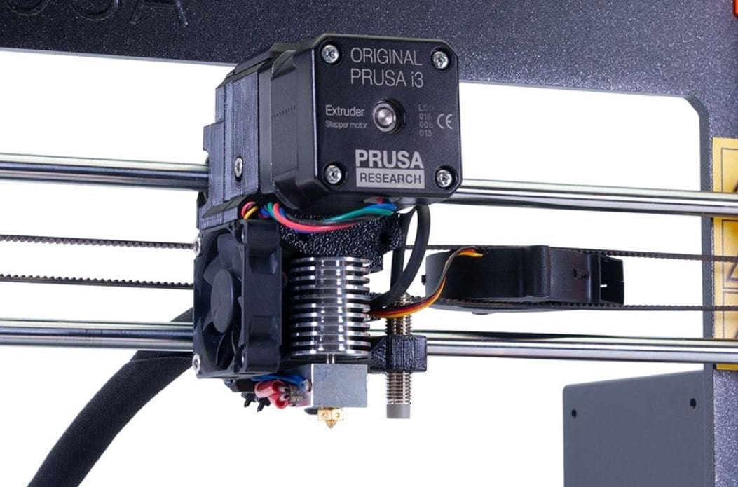 The Prusa i3 MK3S has a great E3D heatsink