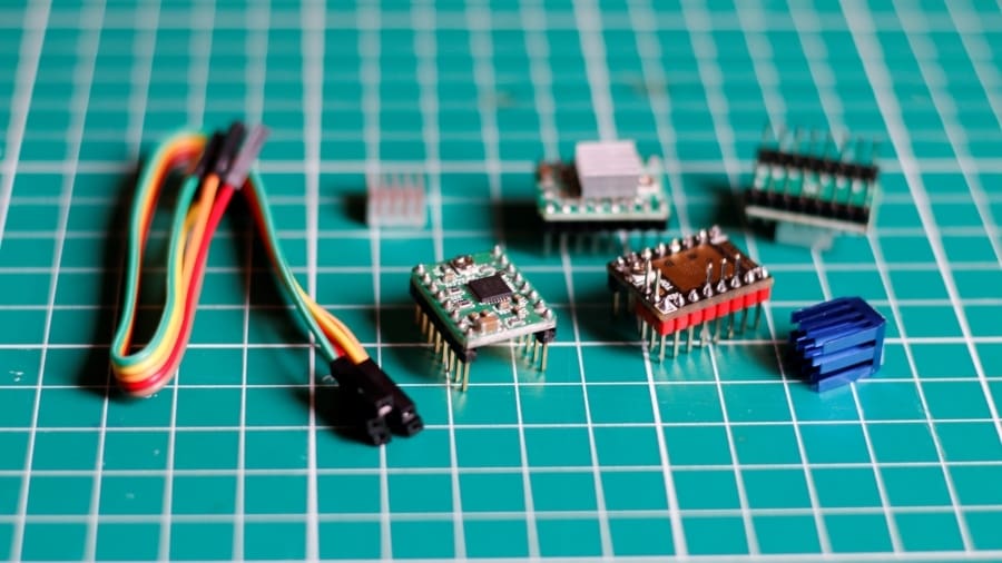 Vref controls the current that flows to the stepper motors