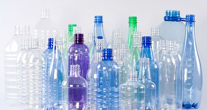 PET is often used for bottles