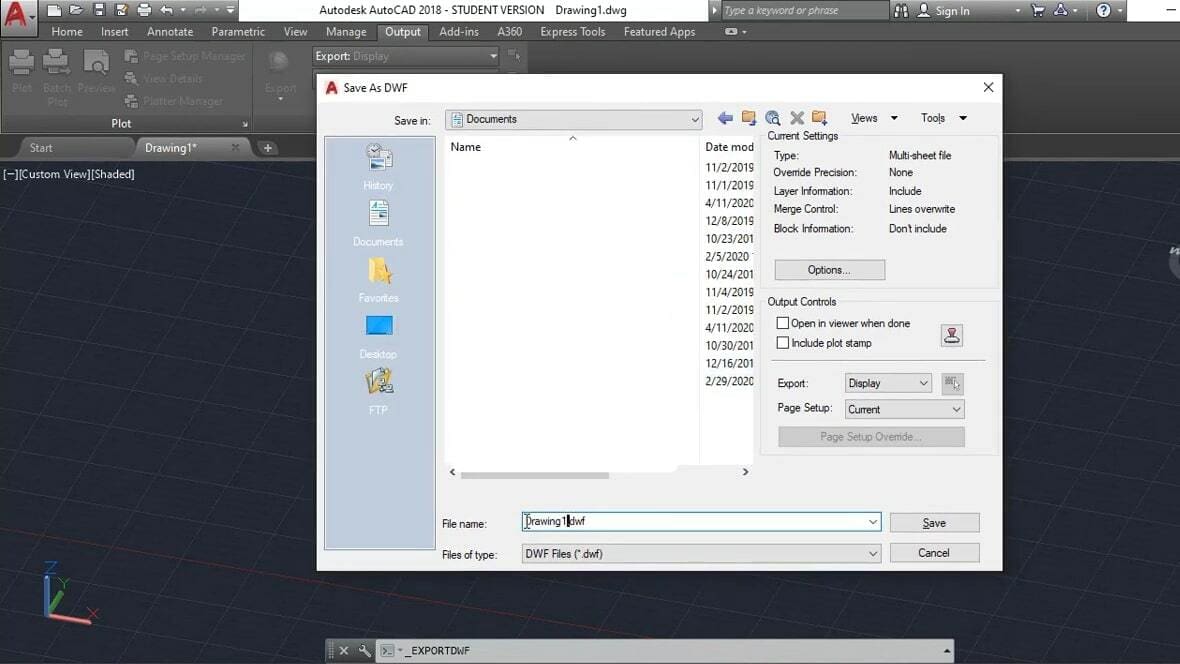 DWG file format is among the most extensively used CAD file formats
