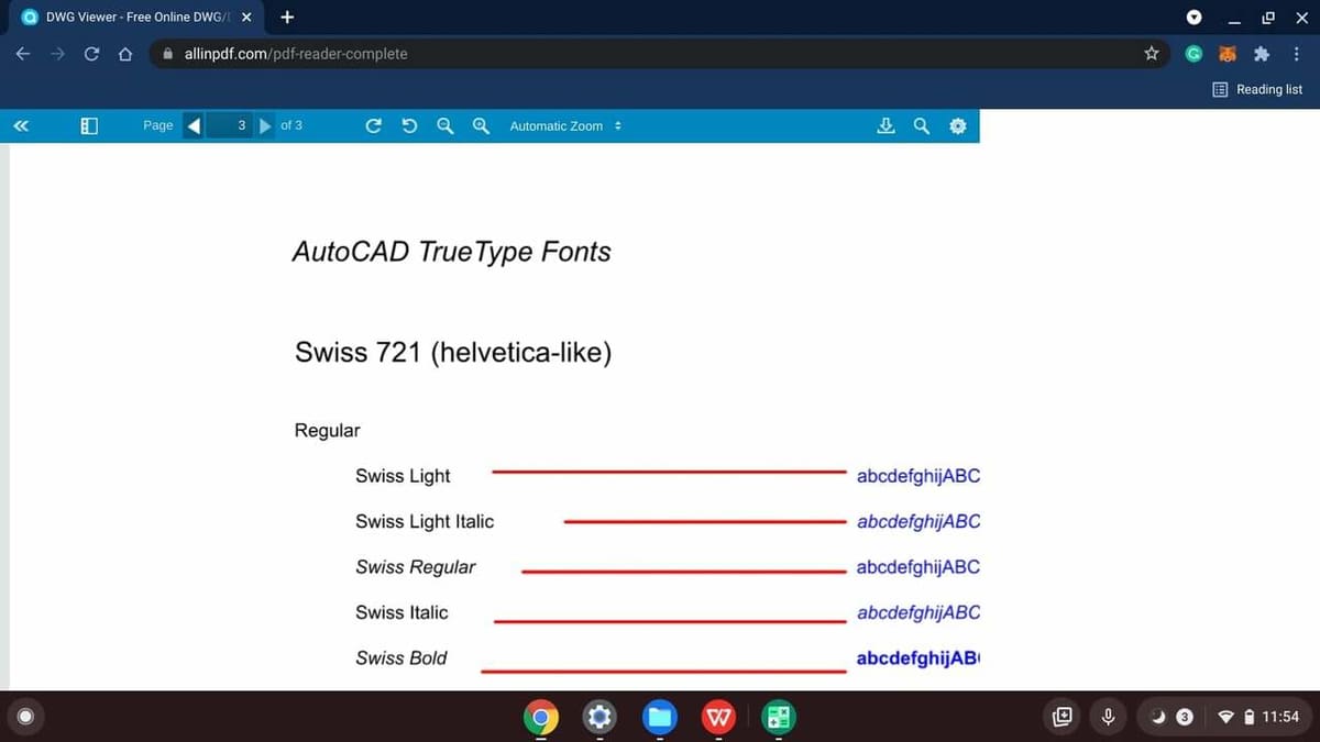 You don't even need to sign up to use this DWG viewer