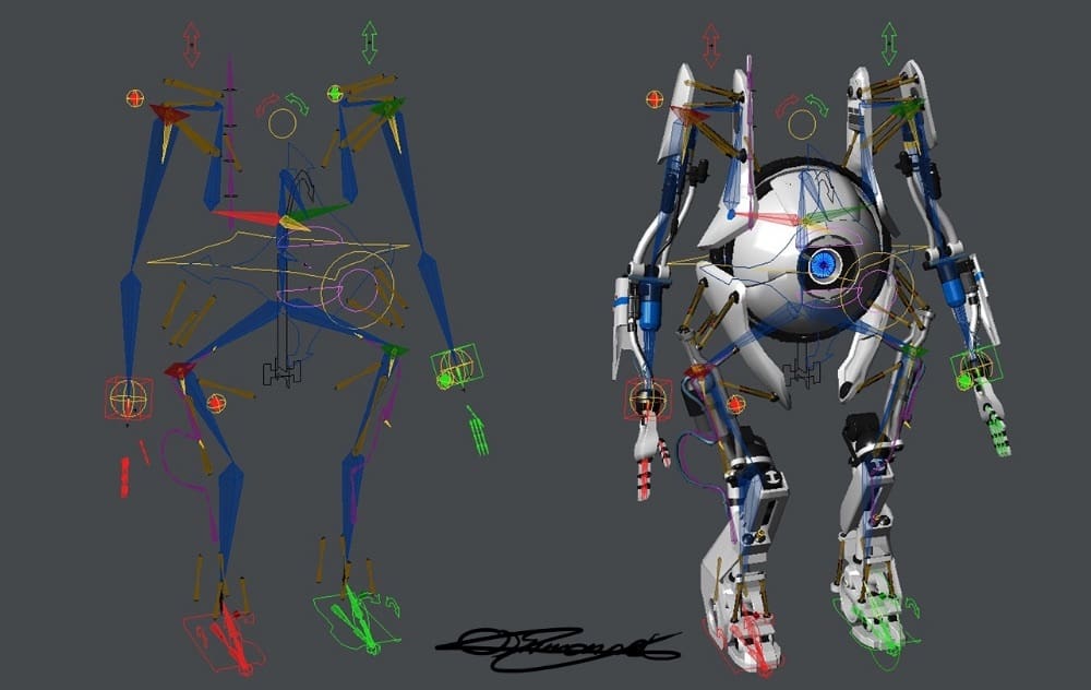 Rigging is an important technique to create realistic movement in 3D characters