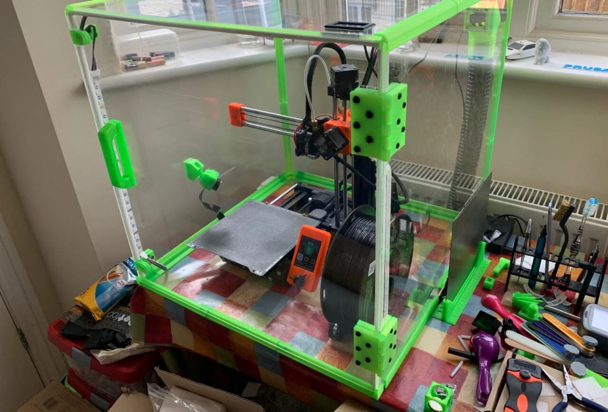 You can 3D print an enclosure for your Prusa Mini