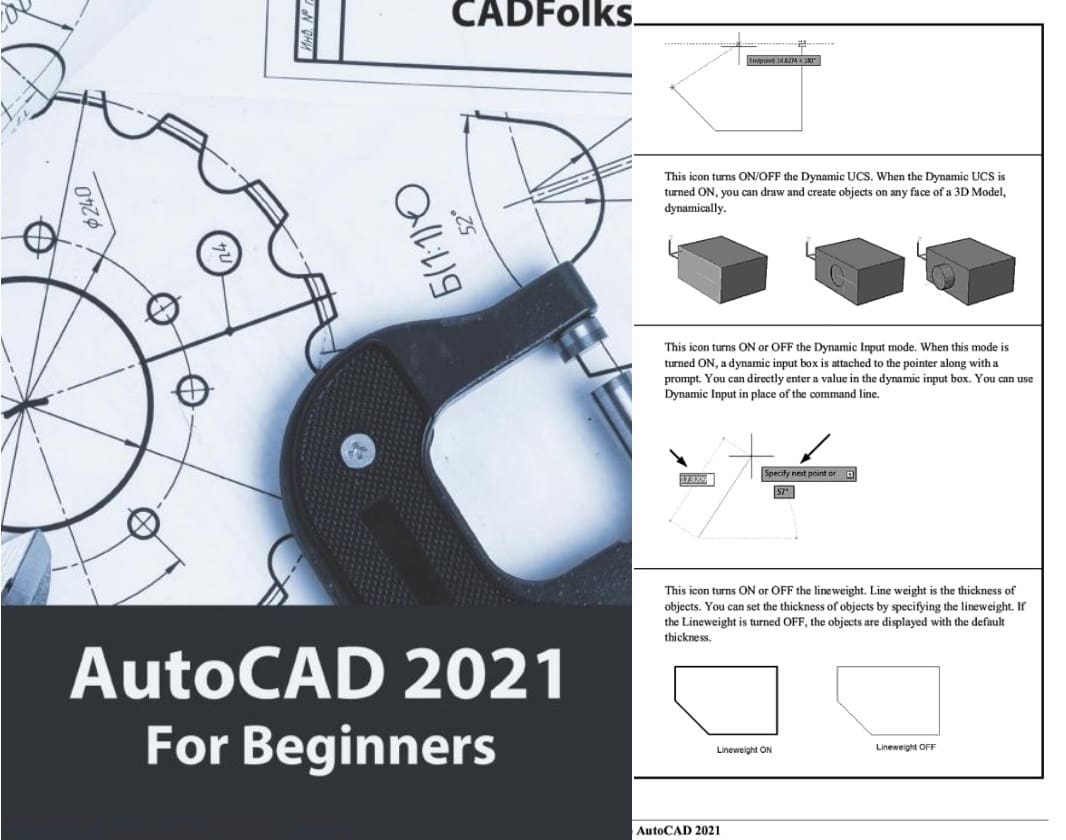 Image of: 1. AutoCAD 2021 For Beginners