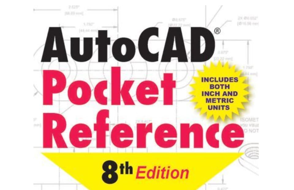 Image of: 6. AutoCAD Pocket Reference