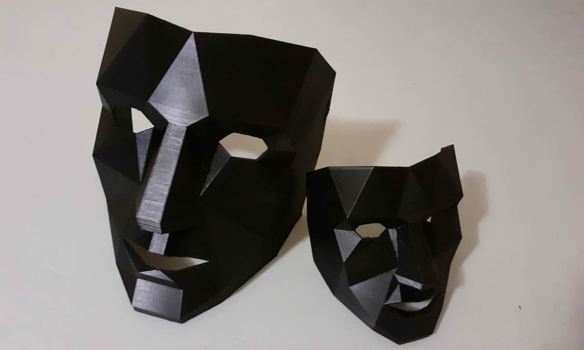 Image of: 2. Low-Poly Mask