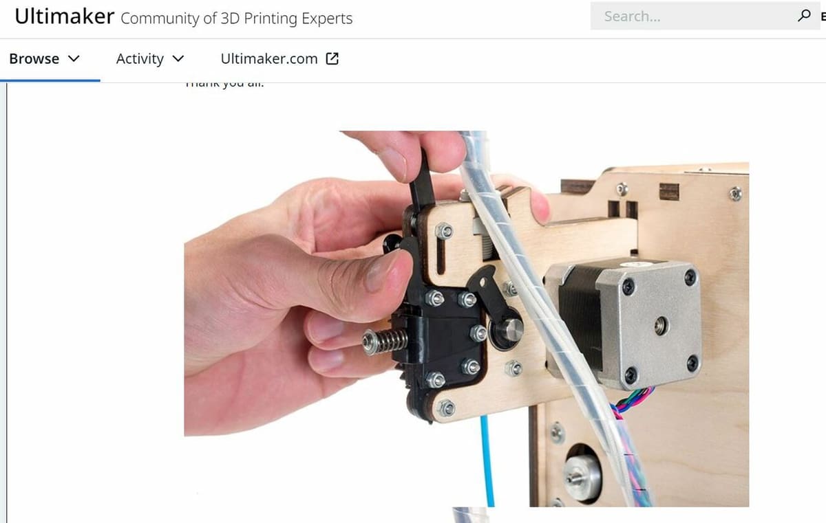 The Ultimaker community forum contains information and help about more than just Ultimaker machines