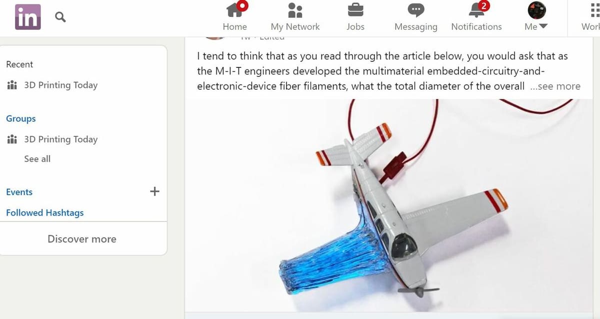 The 3D Printing Today group on LinkedIn has a lot of information about the uses of 3D printing