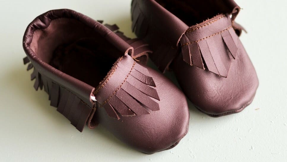 With these moccasins, your baby's feet will be the envy of the town