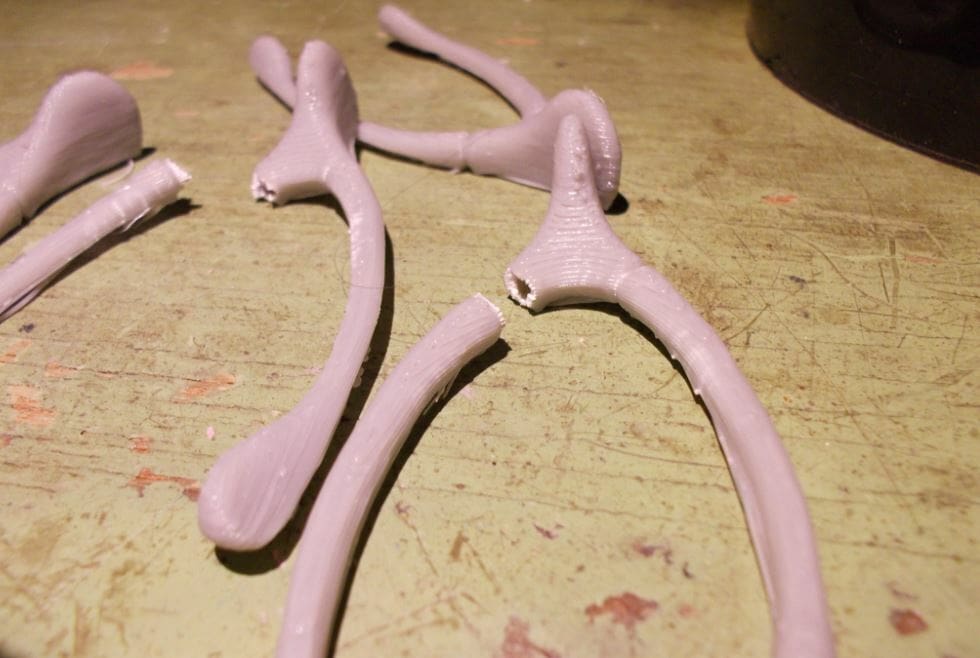 Printing this model with a low infill density makes it easier to break