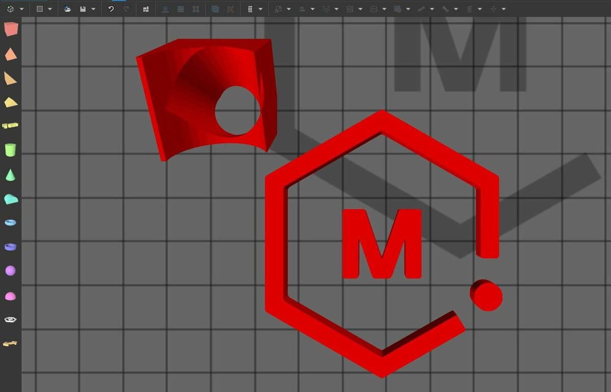 MatterControl includes a few different shapes and even an image-to-model tool