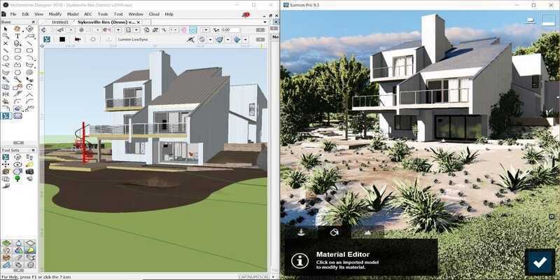 3D rendering places 3D models and scenes into their context