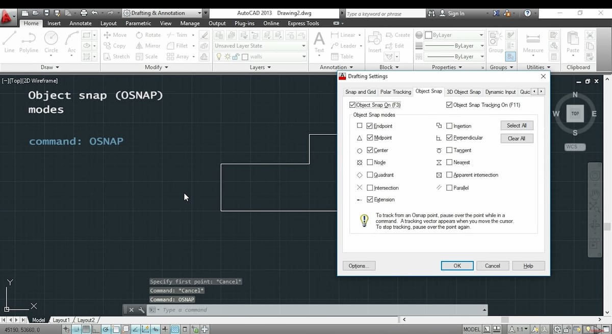 Delving into the basics of AutoCAD in a beginner's course