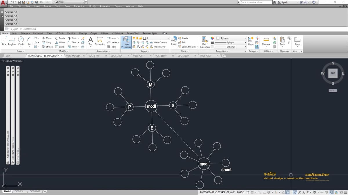 Start to get comfortable with construction design in AutoCAD