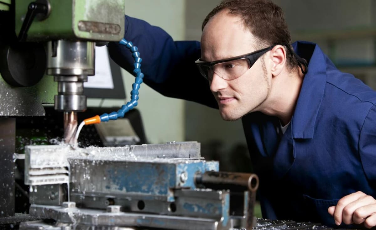 Before CNC mills, conventional milling was more common