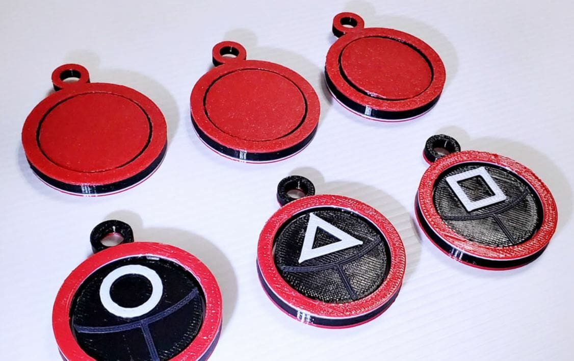 A cute and fun spin (get it?) on the show's symbols