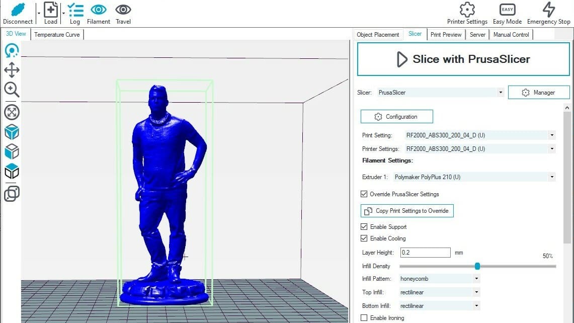 PrusaSlicer is one of three slicing engines you can choose