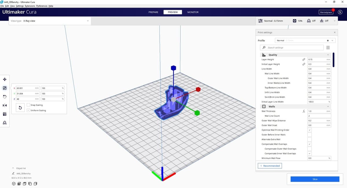 Cura is one of the most popular slicers