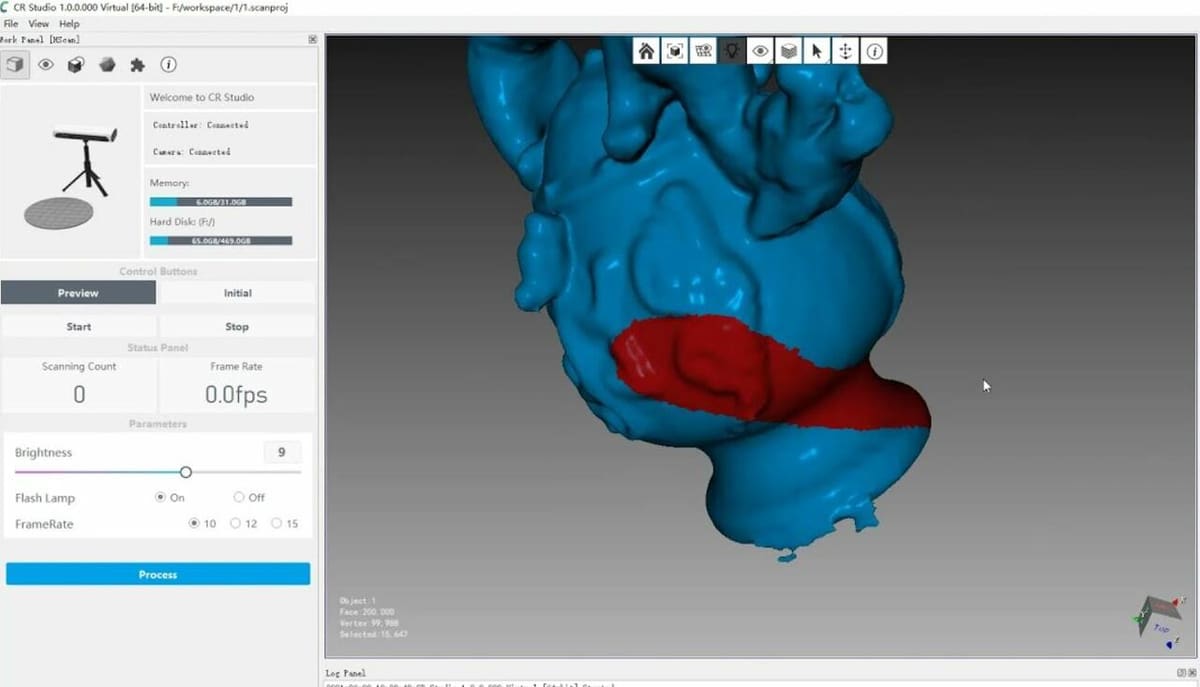 You can use CR Studio to process scans