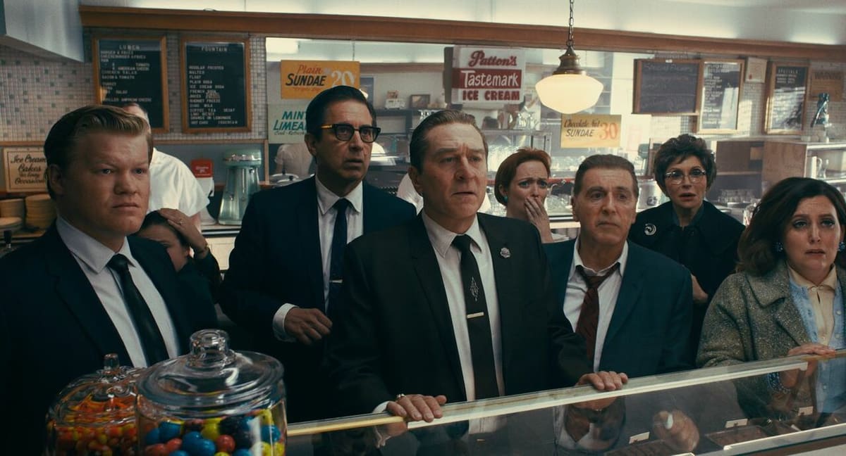 AI technology was used to make De Niro and Pacino appear younger