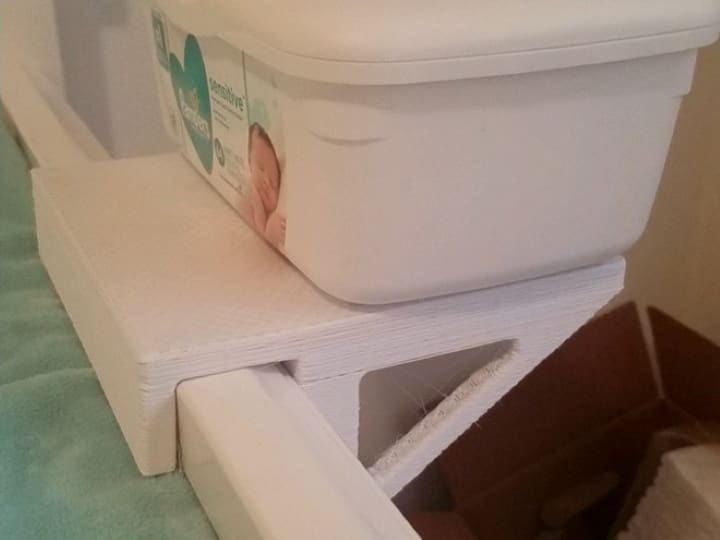 Everything is within arm's reach for new parents
