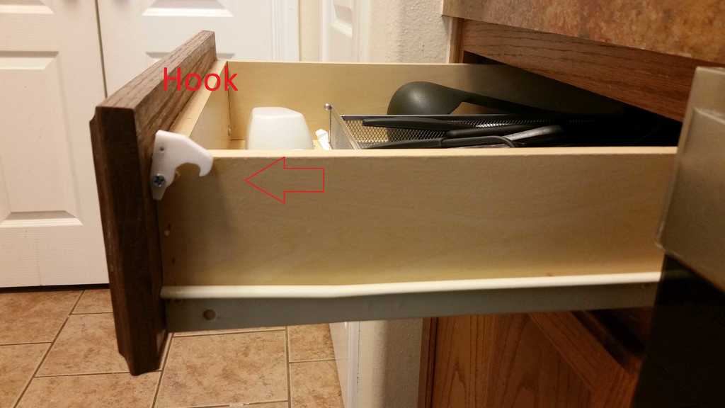 Protect the drawers' contents from prying hands