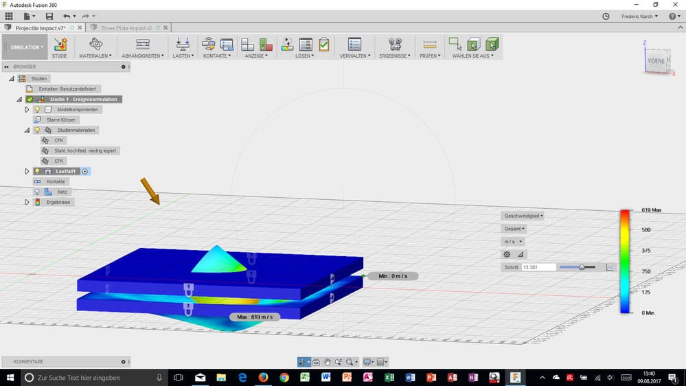 One of Fusion 360's many uses is mechanical simulation