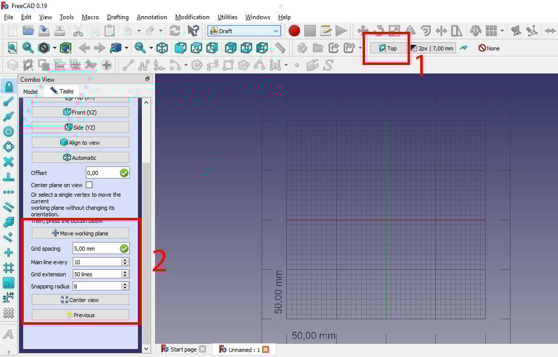 Customize your grid according to the scale of your project