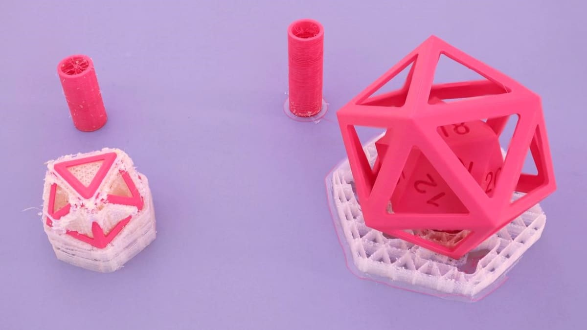 Dissolvable supports make support removal easier and provide better surface finish overall, but at a cost