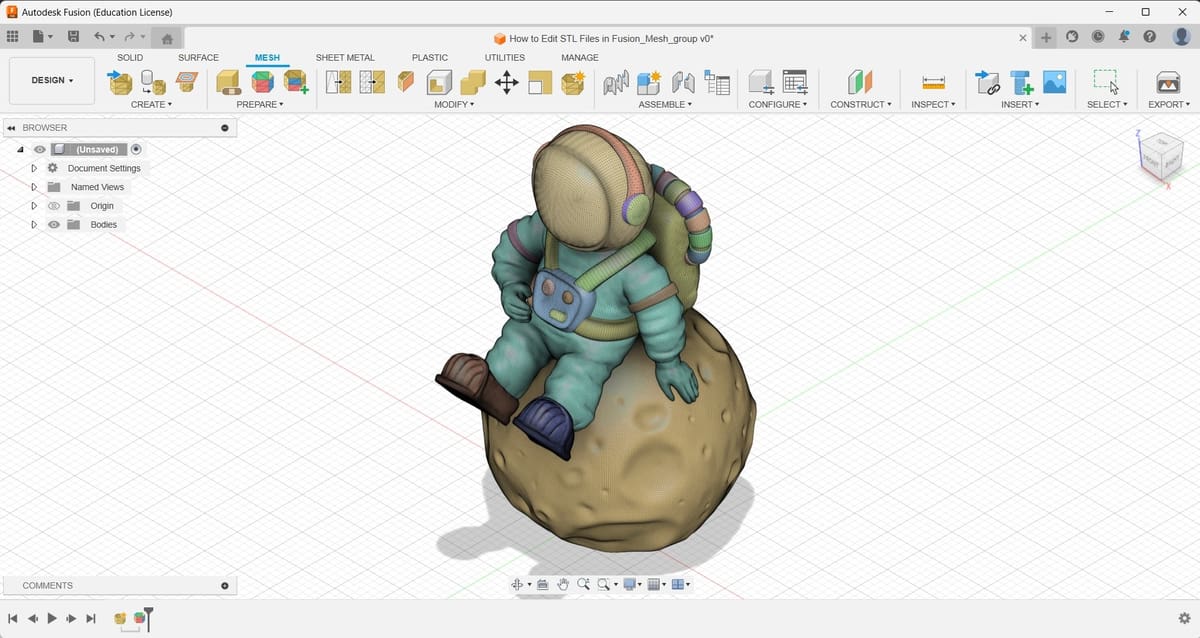 Image of: Fusion 360 & Meshes