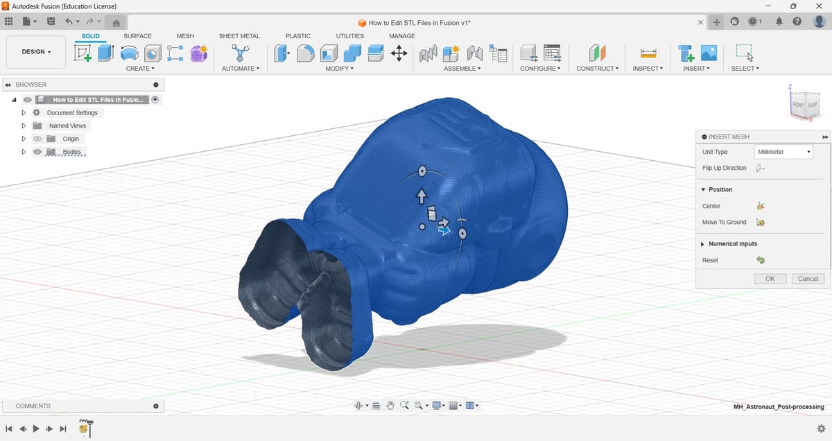 Image of: 1. Importing the STL File