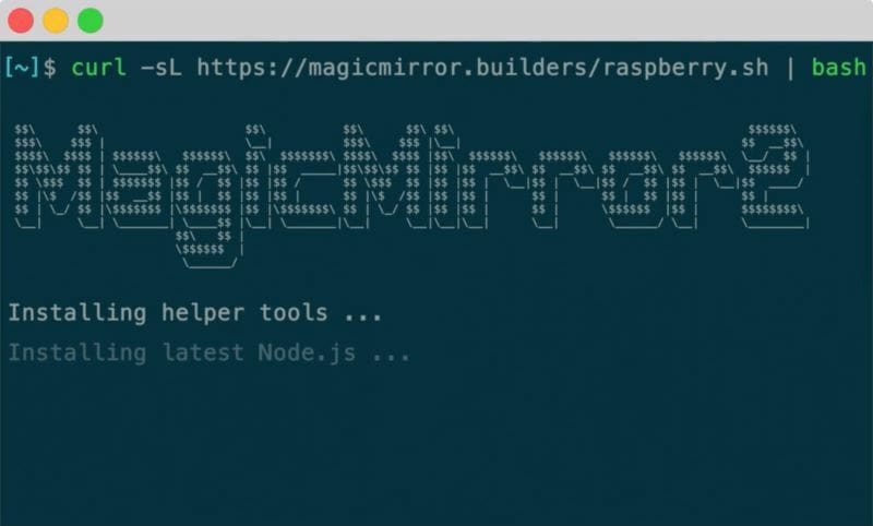 MagicMirror2 is incredibly easy to install