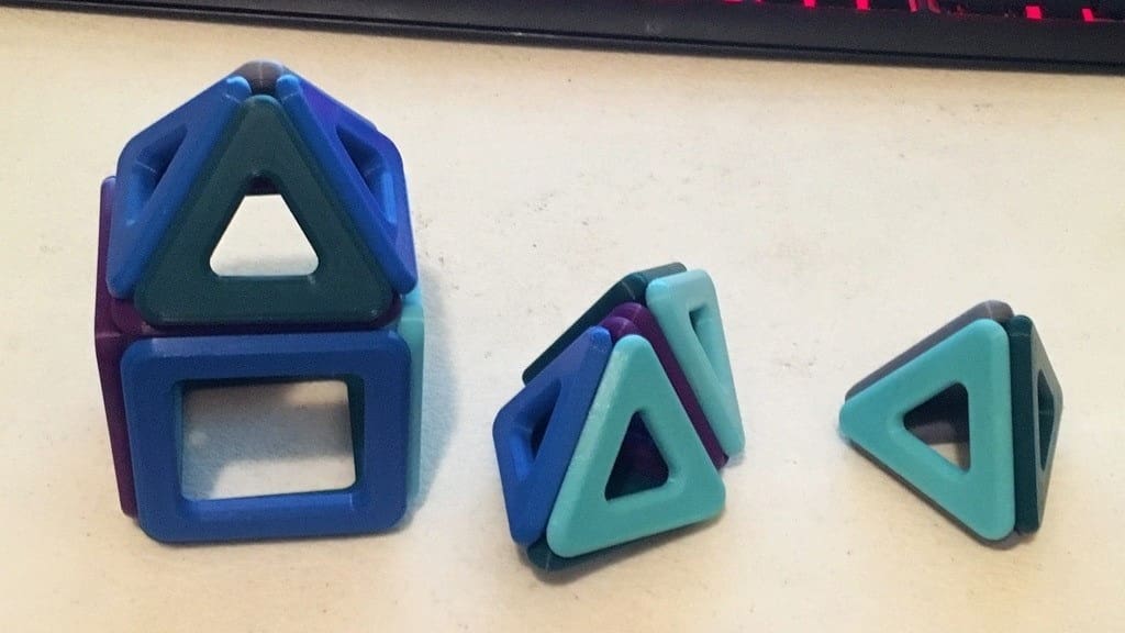 The sky's the limit with these awesome magnetic tile blocks