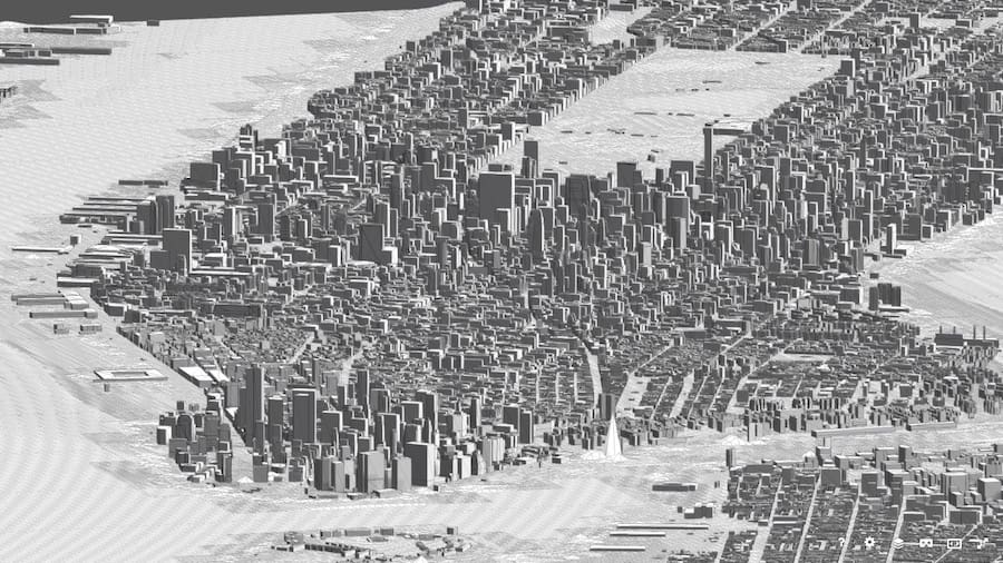 Mapacad sells 2D plans and 3D models of whole cities around the world