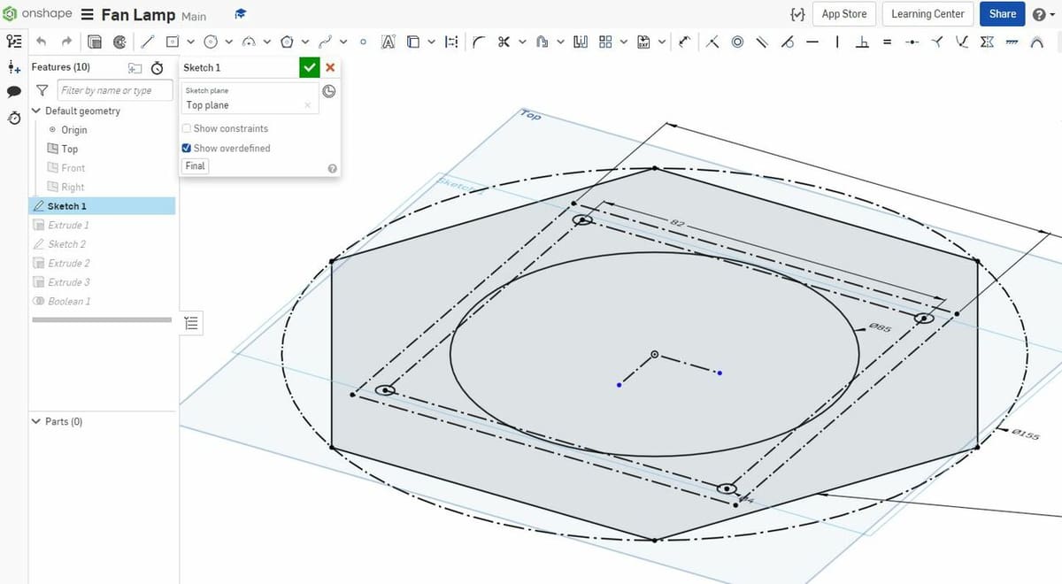 Sketches are 2D closed figures that can be turned into 3D models