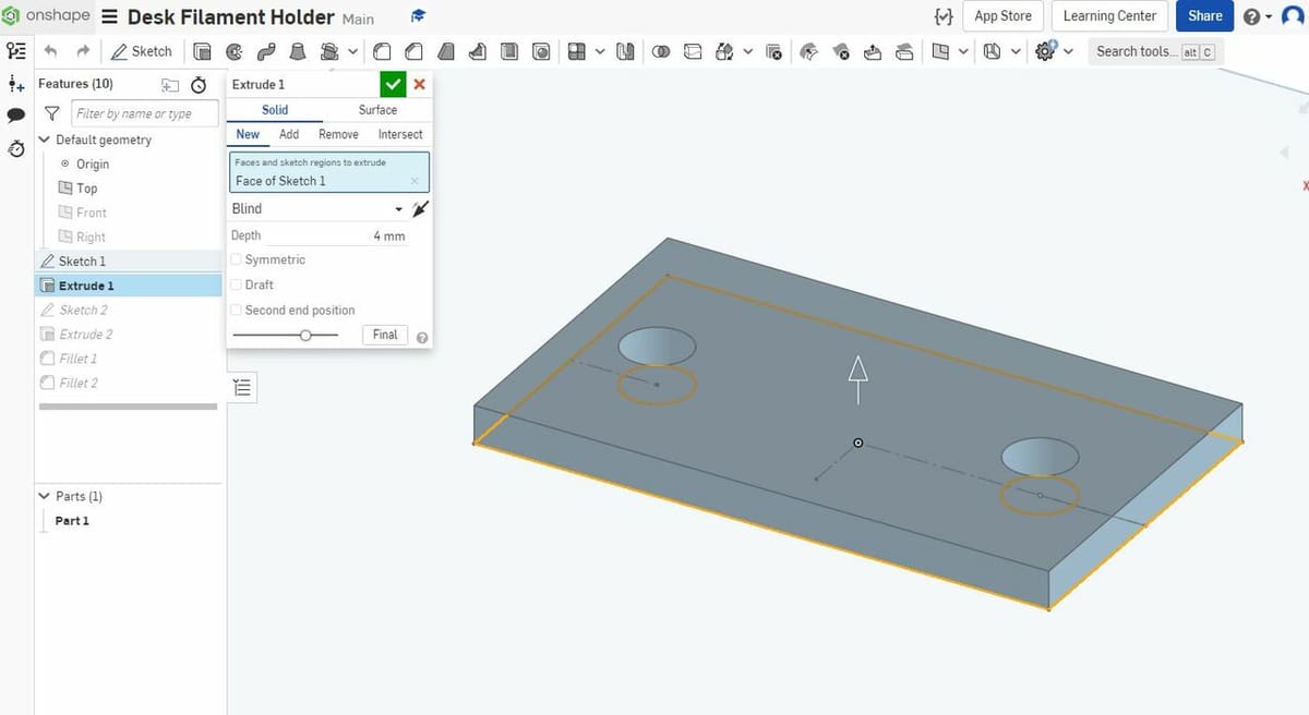 Solid modeling creates full bodies of closed shapes