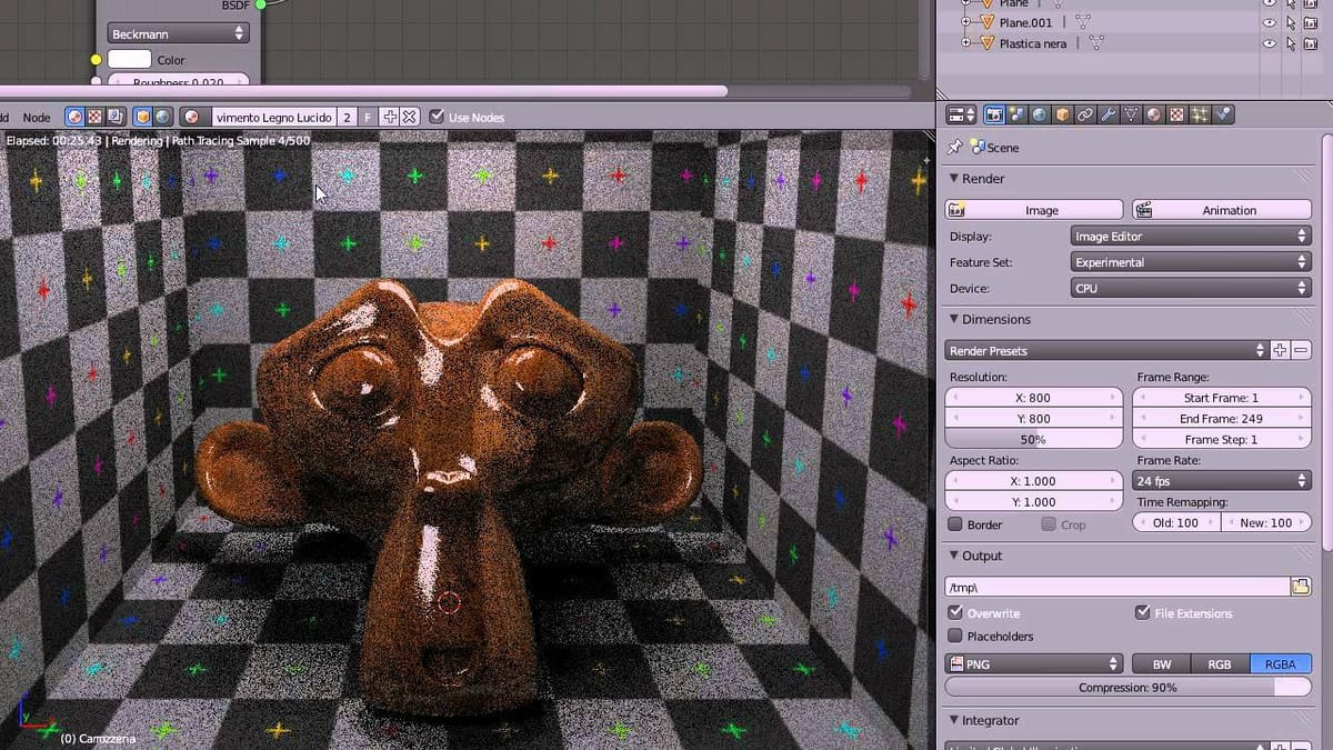 Denoisers are used in GPU rendering to smoothen the images