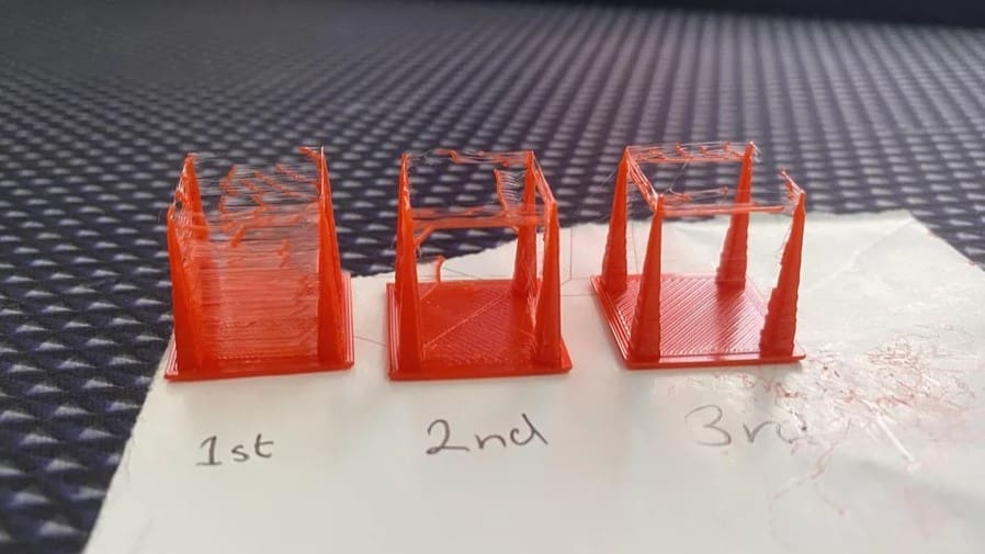 Untuned PrusaSlicer retraction settings can lead to stringing