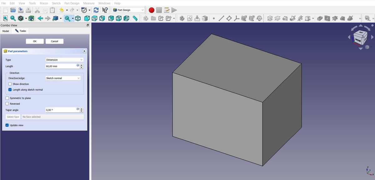 Image of: 3. Extruding a Base