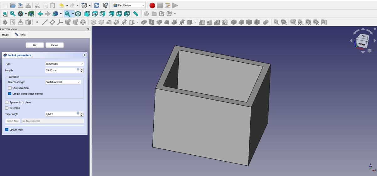 Image of: 4. Creating the Hollow Box