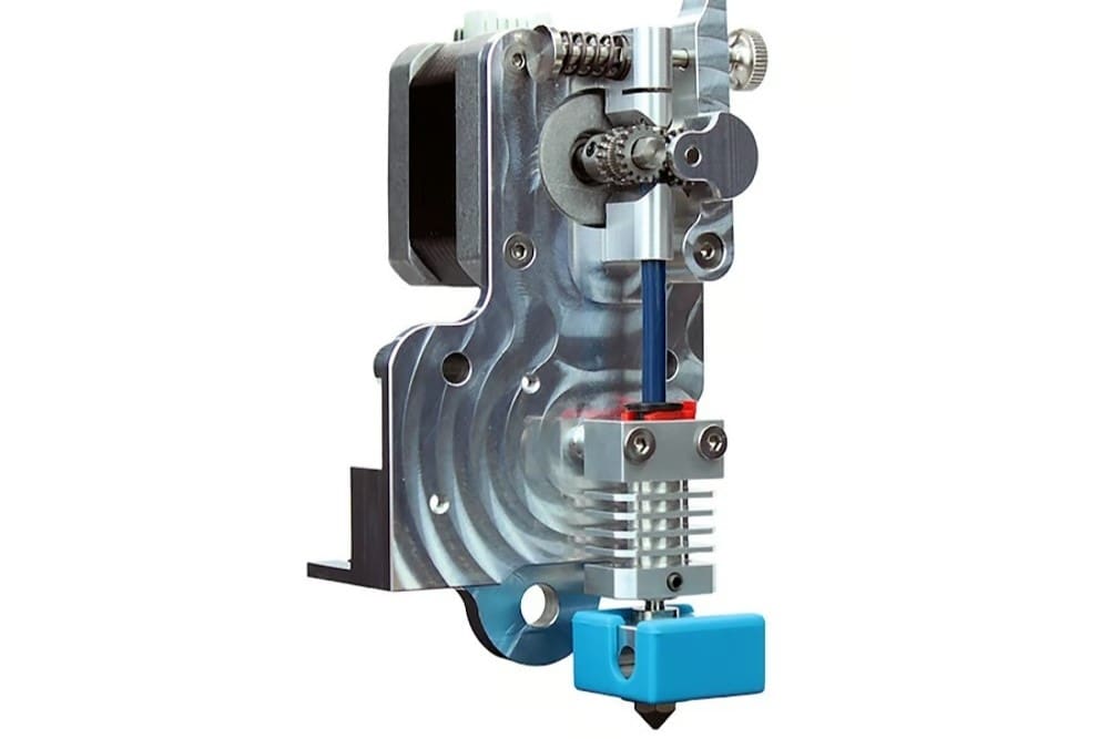 This all-metal hot end has its own integrated direct mechanism