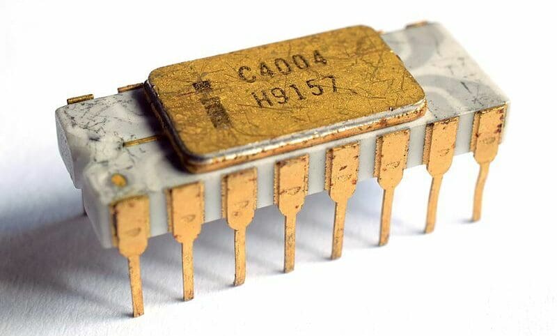 The invention of the Intel 4004 also led to the idea of the famous Moore's Law